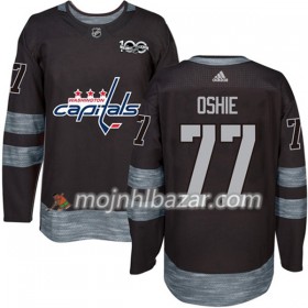 Dresovi Washington Capitals T.J. Oshie 77 1917-2017 100th Anniversary Adidas Crna Authentic - Muške